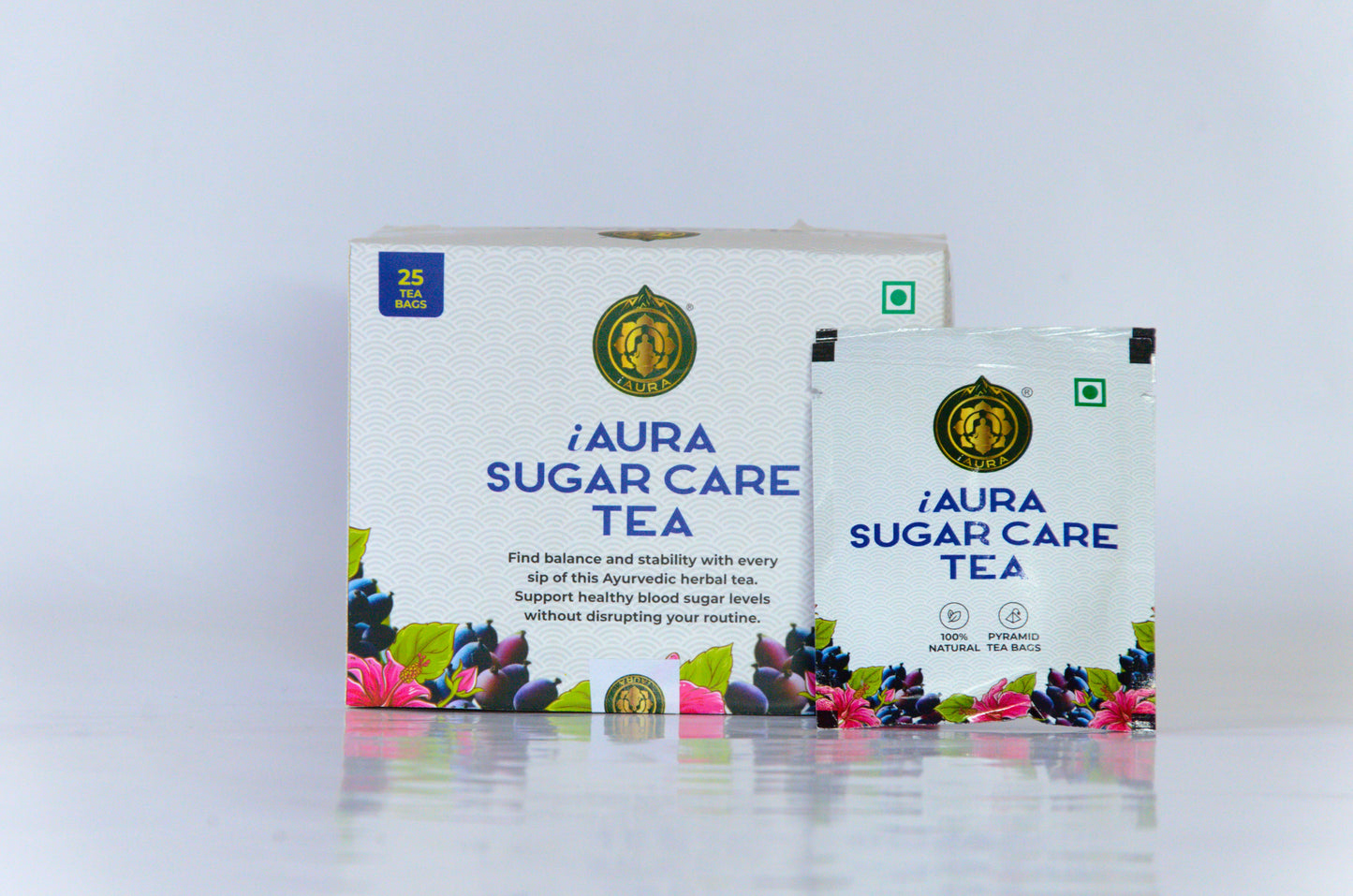 iAura Sugar Care Tea - 25 Tea Bags