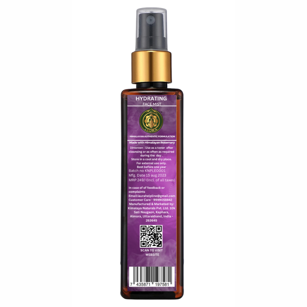 iAura Rosemary Mist for Face and Hair Nourishment - 100ml