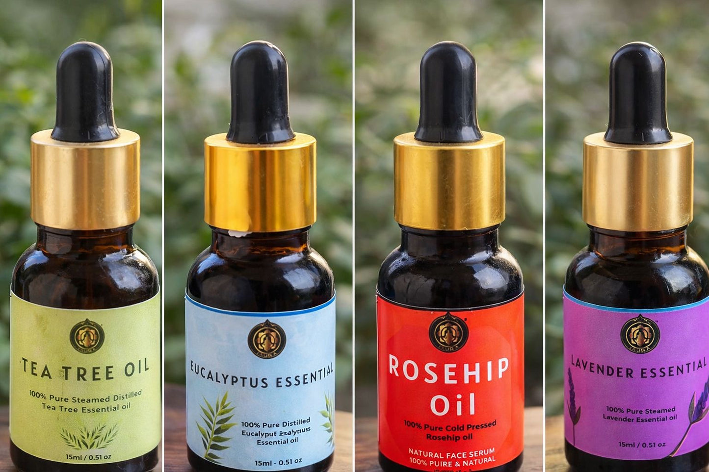 iAura Pack of 4 Purest Essential Oils