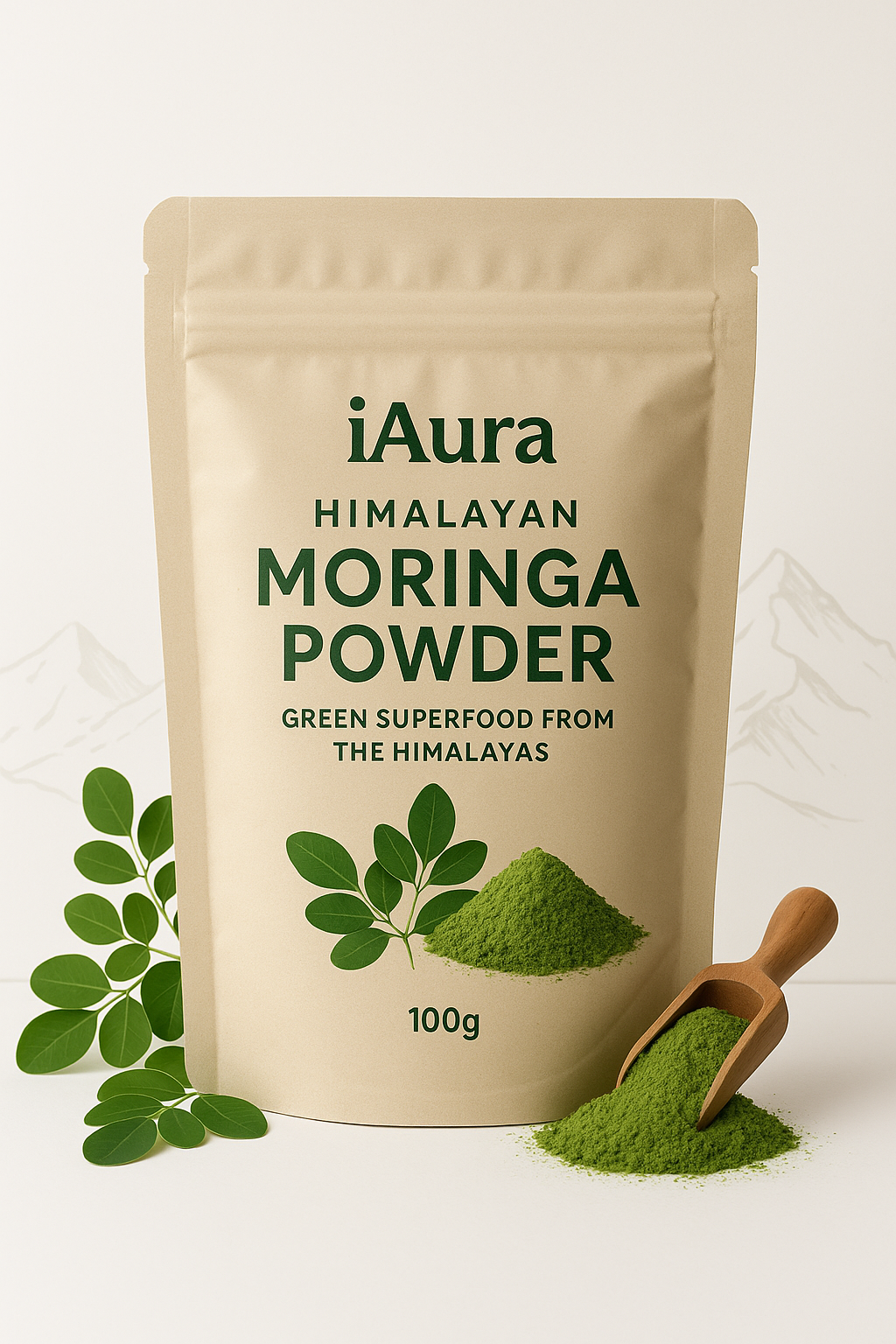 iAura Moringa Balance - Organic Powder - 100g