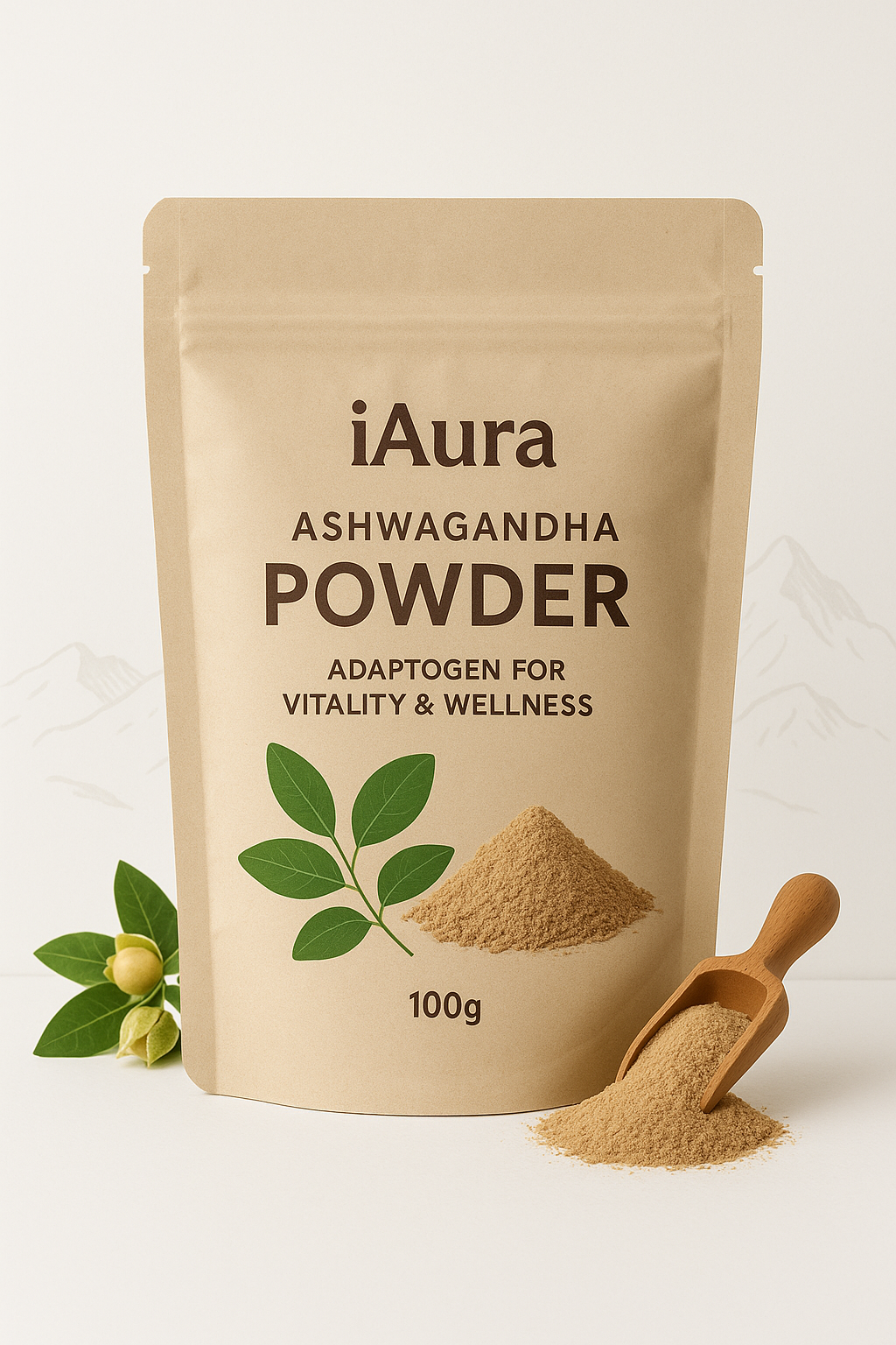 iAura Himalayan Ashwagandha Vitality – 100g