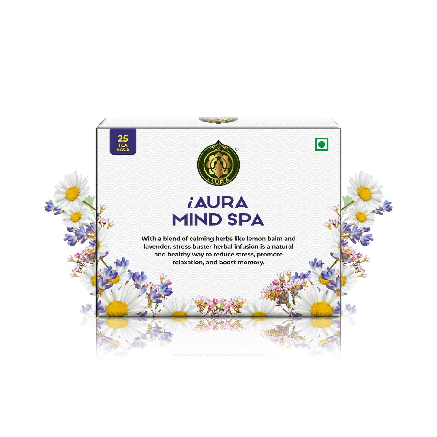 iAura Mind Spa - Sleep Inducer - 25 Pyramid Tea Bags